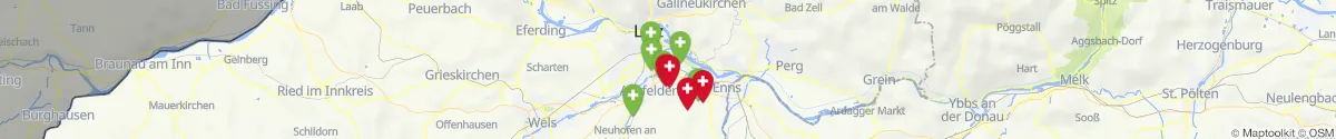 Kartenansicht für Apotheken-Notdienste in der Nähe von Sankt Florian (Linz  (Land), Oberösterreich)